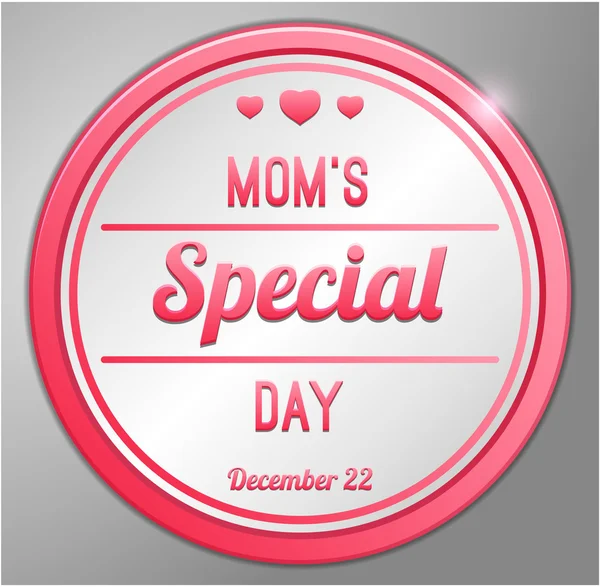 Mothers day label — Stock Vector