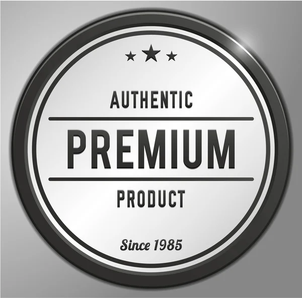 Premium productlabel — Stockvector