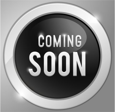 coming soon button, sign clipart