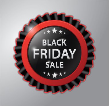 siyah Cuma satış rozet