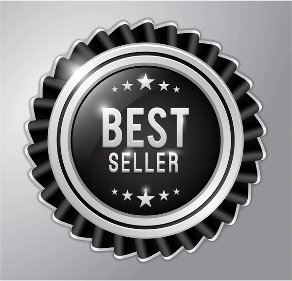 Best seller badge ribbon — Stock Vector