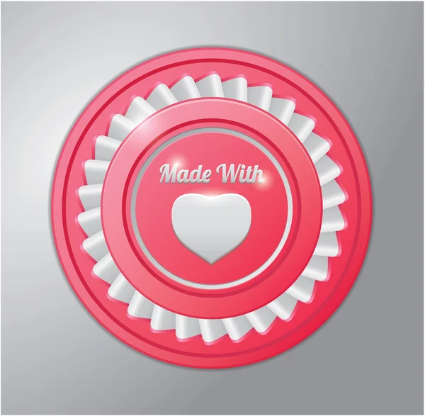 Badge amour — Image vectorielle