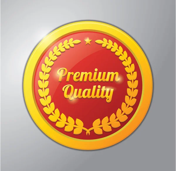 Premium quality badge — Stock Vector