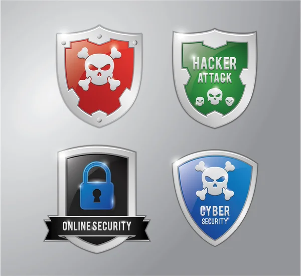 Security badge — Stock Vector