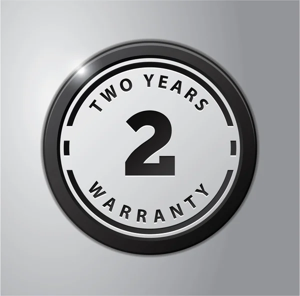 2 Years Warranty — Stock Vector