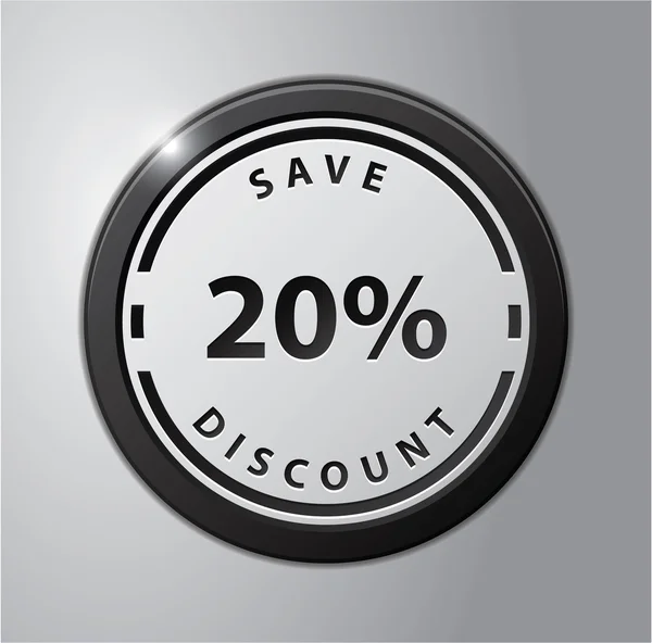 Save 20% έκπτωση — Διανυσματικό Αρχείο