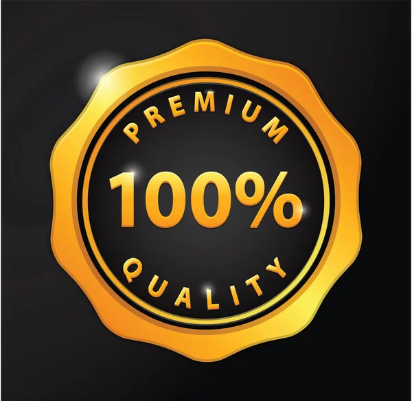Jakość Premium 100% — Wektor stockowy