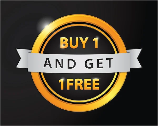 Buy 1 get 1 Free — Stock Vector