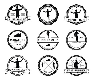 Runner etiket rozeti