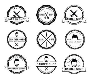 berber dükkanı rozeti