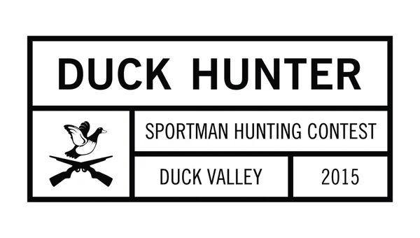 Duck Hunter — Stock vektor