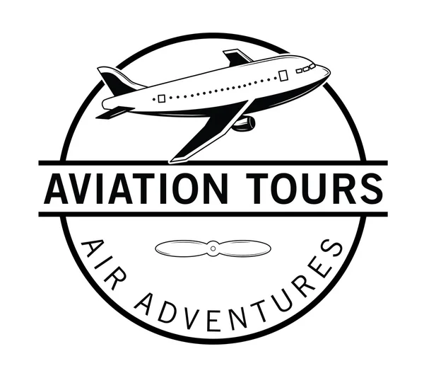Нагрудный знак Air adventures — стоковый вектор