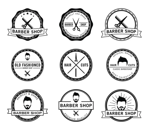 Barber shop badge — Stock Vector