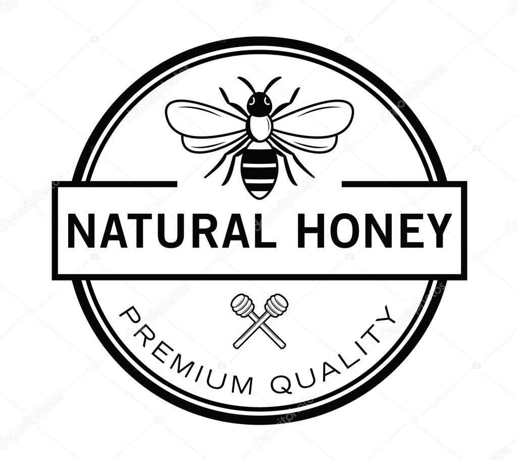 Natural Honey Bee badge