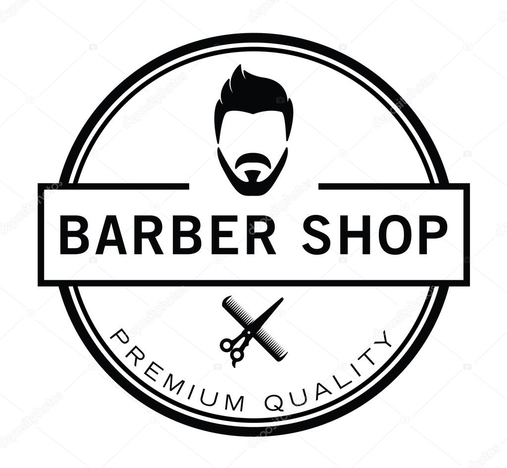 Barber shop badge premium quality
