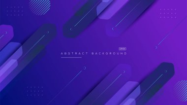 Minimum geometrik renkli arkaplan. Dinamik şekiller bileşim vektörü çizimi.