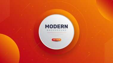 Sıvı renk arkaplan tasarımı. Sıvı eğimli portakallar bileşimi şekillendirir. Modern fütürist tasarım iniş sayfası. Eps10 vektörü.