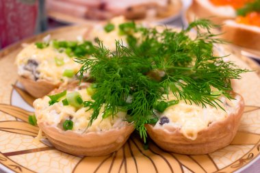 Tartlets salataya