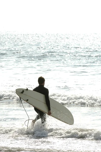 Sörfçü Venice Beach, Los Angeles, Kaliforniya — Stok fotoğraf