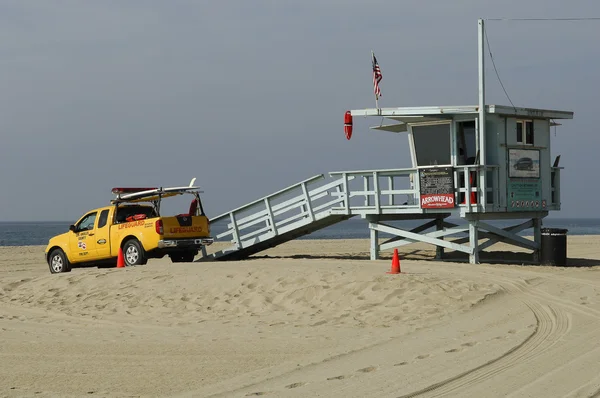 Życia straży stacji, Venice Beach, Los Angeles, Kalifornia Zdjęcie Stockowe