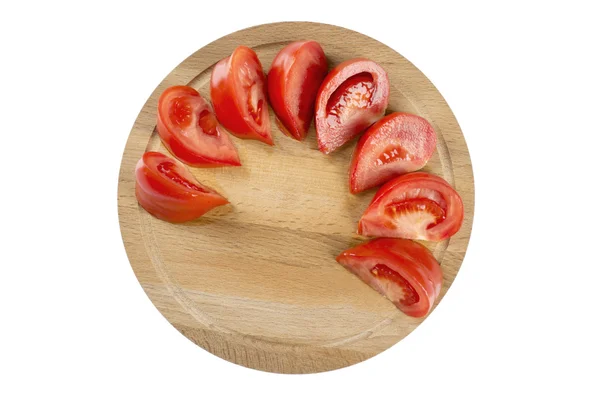 Fresh tomato slices — Stock Photo, Image