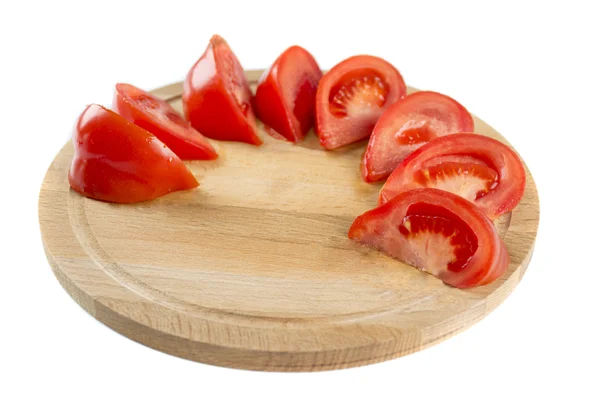 Plastry świeżego pomidora — Zdjęcie stockowe