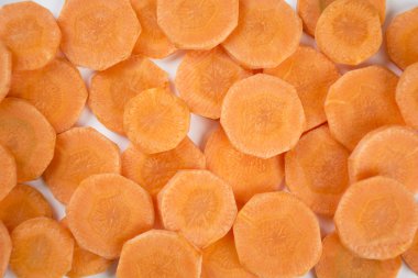 taze havuç dilimleri