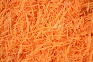 Rendelenmiş taze havuç