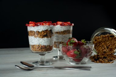 İki kişi için sağlıklı kahvaltı