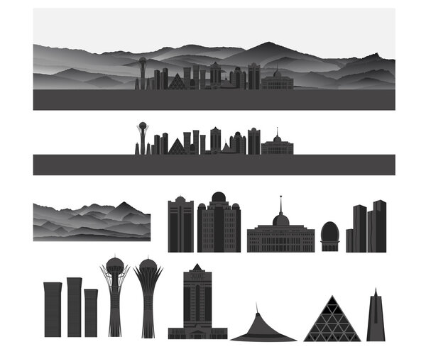 Вектор города Астана
