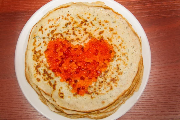 havyar ile Pancakes