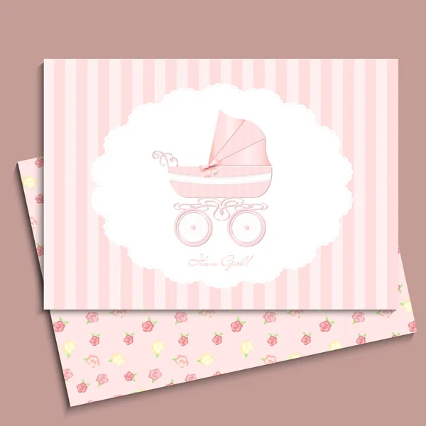 Design de cartão bonito. chuveiro do bebê, dia das mães — Vetor de Stock