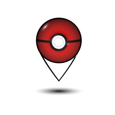 Harita vektör simgesi