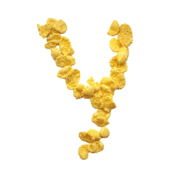 Carta de copos de maíz — Vector de stock
