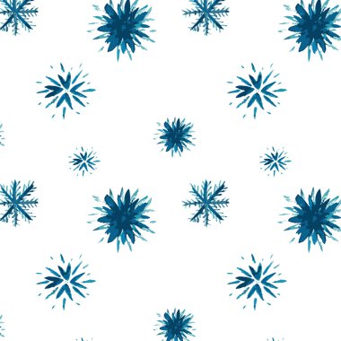 suluboya kar taneleri. Seamless modeli