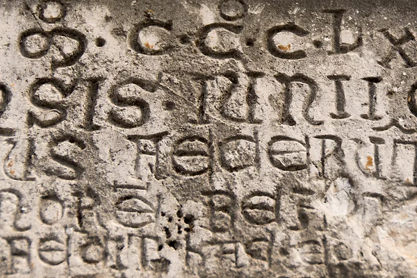 Ancient Latin inscription — Stock Photo, Image