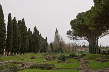 Aquileia limanda Antik Roma kalıntıları