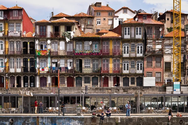 Docas no rio Douro, Portugal — Fotografia de Stock