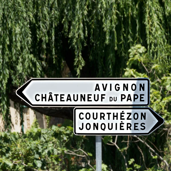 sign for Avignon , France