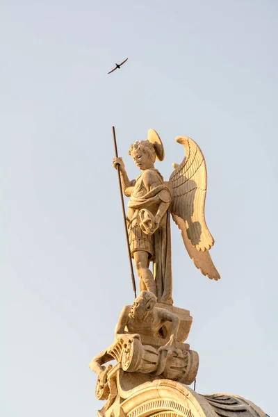 Statue Michael Patron Saint City Ibenik Croatia — Stock Photo, Image