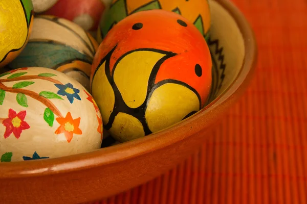 Hand painted  eggs — Stock Photo, Image