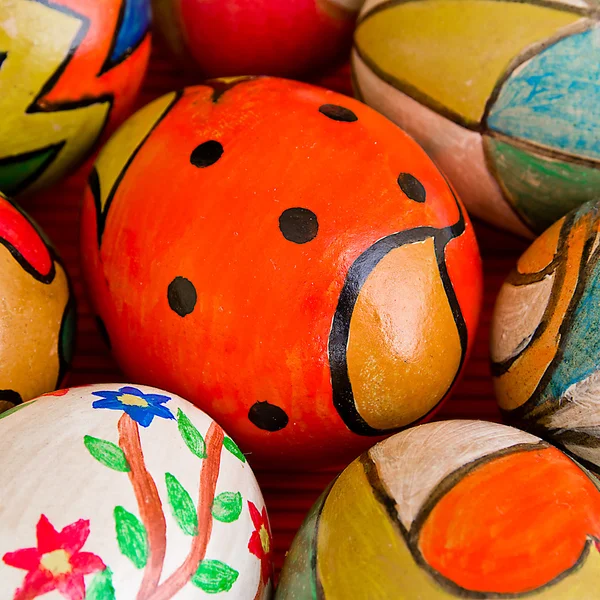 Hand painted  eggs — Stock Photo, Image