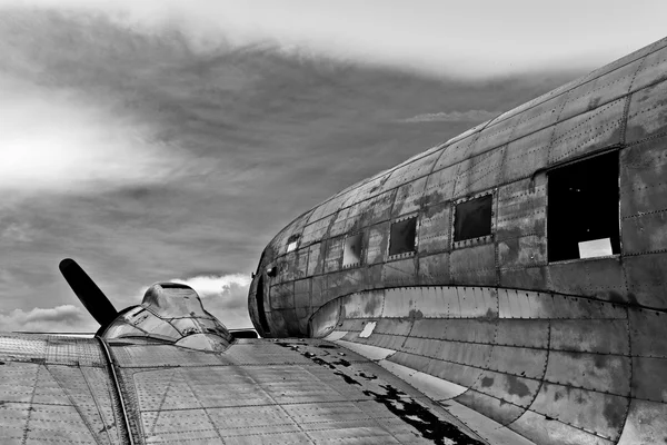 Залишки Дакота Dc3 літак — стокове фото