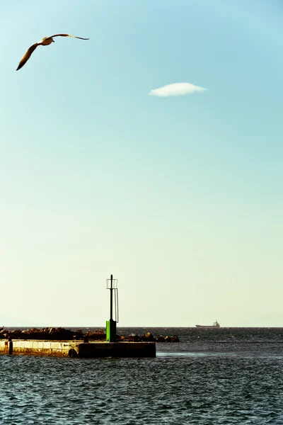 Rijeka Kroatië kust — Stockfoto