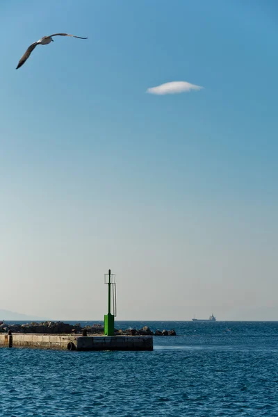 Costa de Rijeka Croácia — Fotografia de Stock