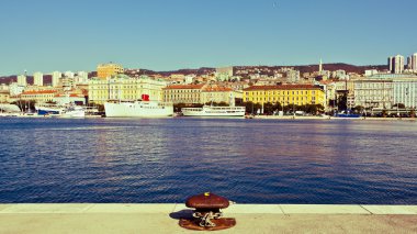 Rijeka, Croatia coast clipart