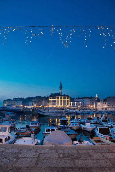 Weihnachten in rovinj, kroatien — Stockfoto