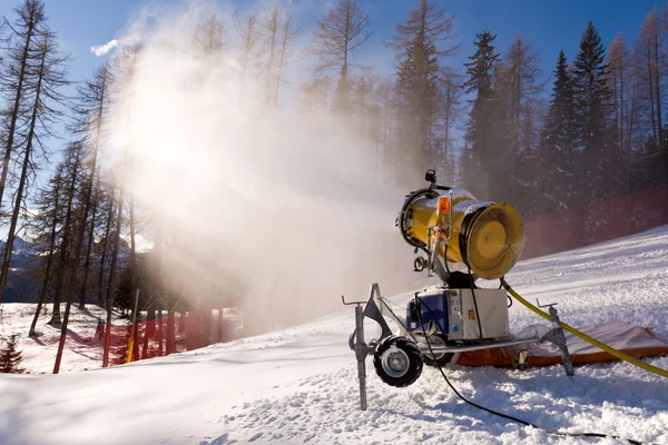 Snow blowing machines — Stock Photo, Image