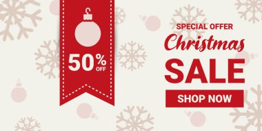 Noel ve Kış Satışı tanıtımı, pazarlama afişi ve afişi. Satışlarınızı artırmak için vektör.