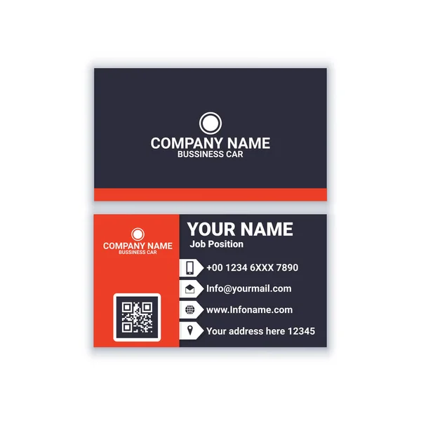 Modern Business Card Template Can Used Your Company — Stock Vector